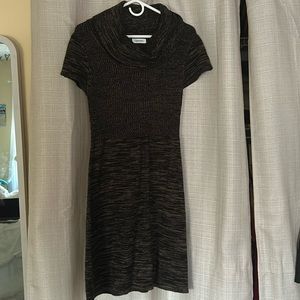 Calvin Klein Short Sleeve Sweater Dress